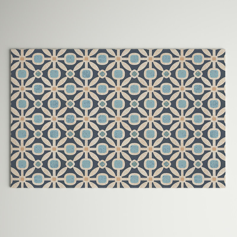 Tapis de cuisine à profil bas Un-Rug Dwight par Matterly, Rectangle 1 pi 10 po x 2 pi 10 po