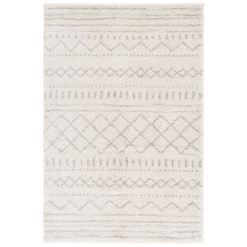 Develin Performance Chevron Rug, Rectangle 6'7" x 9'2", Ivory/Beige