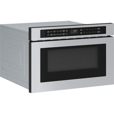 Zephyr 24 In. 1.2 cu. ft. Built-in Microwave Drawer with Sensor Cooking -  MWD2401AS