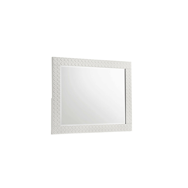 Miroir de style moderne en blanc