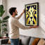 Regal Lion Emblem Art Deco - Print-136679158-136679159