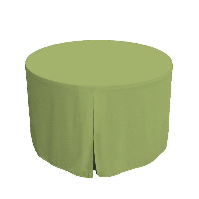 Tablevogue Round Table Cover, Natural, 48" L x 48" W