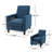 Cantalupo 26.75" W Manual Push Back Upholstered Club Recliner-1273087560
