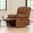Arland Contemprary Faux Leather Pillow Back Recliner-1803024052