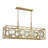 Balfour 8-Light Linear Chandelier in Brass-128676677