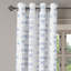 Rideau de fenêtre à œillets 2 panneaux Dakota Fields, 50 po, blanc bleu nuit-1814660030