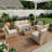  6-Piece Outdoor Furniture Set-497730540-497730541