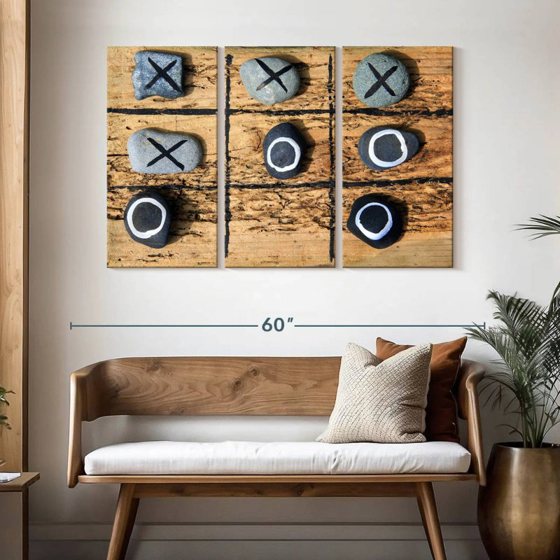 Senne Tic Tac Toe Game, 32" H x 50" W