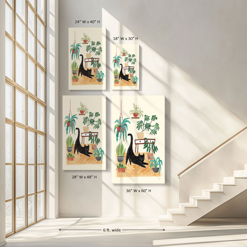 "Urban Jungle I" par Mary Urban, reproduction sur toile, H 36 po x l 60 po