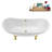 71" Streamline Clawfoot Tub,Tray,Drain and Clawfeet-101628945-102360909