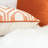 Geometric Embroidered Cotton Throw Pillow