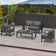 Arnhildur 4 - Person Patio Conversation Sets with Cushions