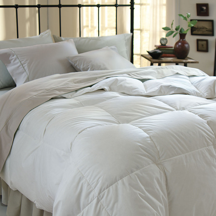 White Queen Brushed Microfiber Down Alternative Comforter