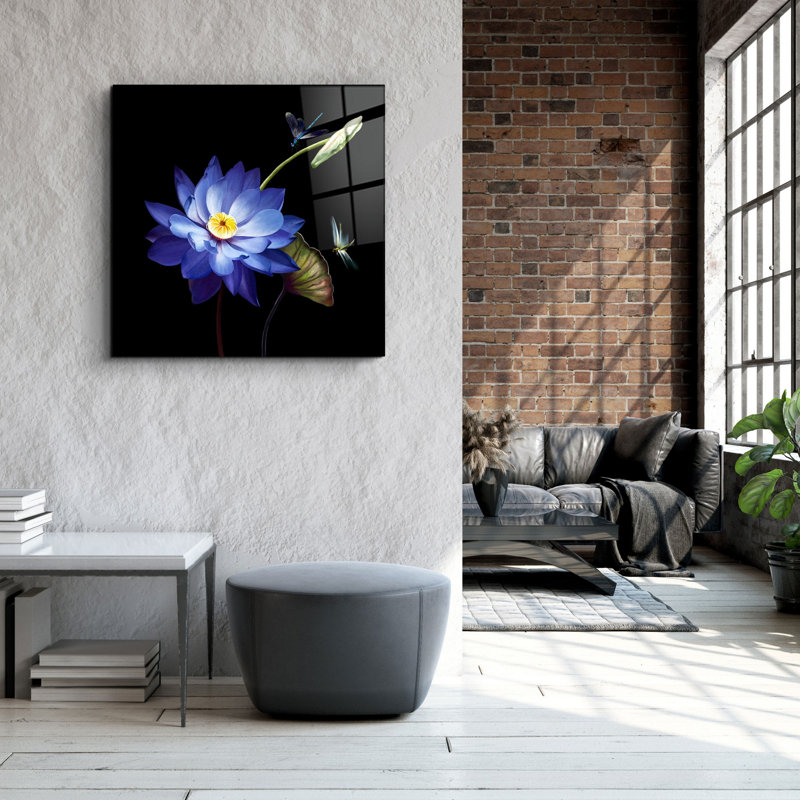 Superbe peinture décorative en verre trempé de 19,7 po x 19,7 po | 100% verre trempé, épaisseur: 0,16 pouce | Impression UV pour des couleurs éclatantes | Parfait pour la décoration intérieure, le salon ou le bureau