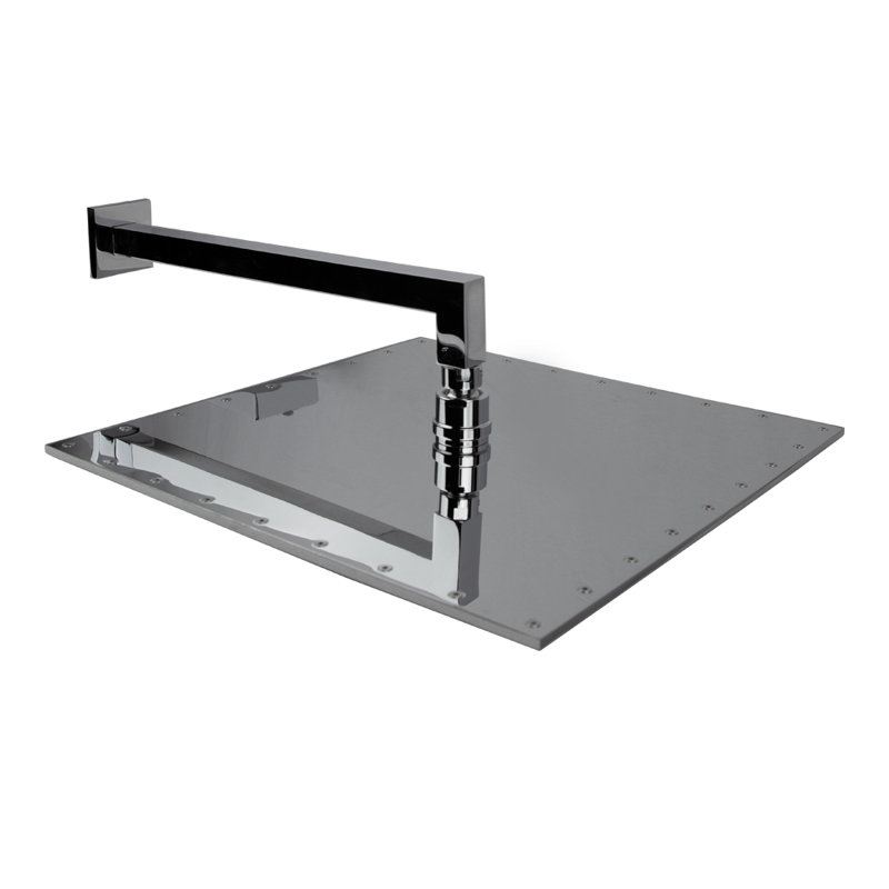 Waterblade Wall Mount Shower Arm, Polished Chrome
