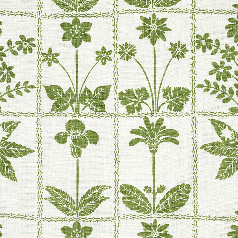 Georgia Wildflowers Fabric, Leaf
