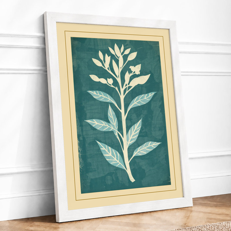 Gilded Botanica Botanical - Print, A3 - 42.0 x 29.7 cm, White