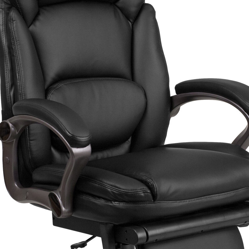 Executive High-Back Black LeatherSoft Swivel Office Chair