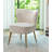 Upholstered Microfiber / Microsuede Slipper Chair-934376896