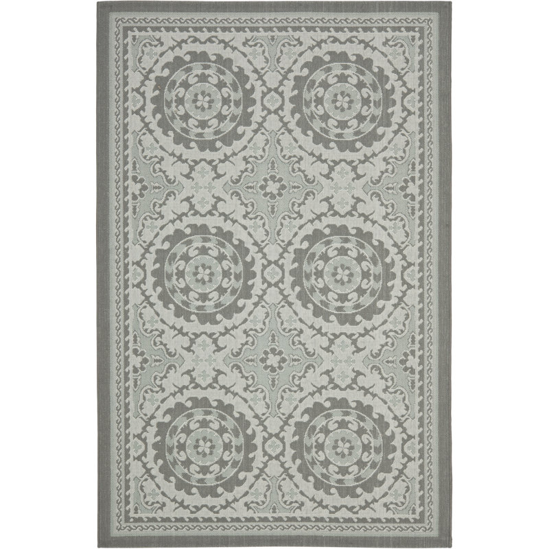 Tapis oriental d'intérieur / extérieur Pharrell Performance, Rectangle 2 pi 7 po x 5 pi