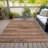 Machine Washable Indoor/Outdoor Xhevrie Copper Rug-111822131