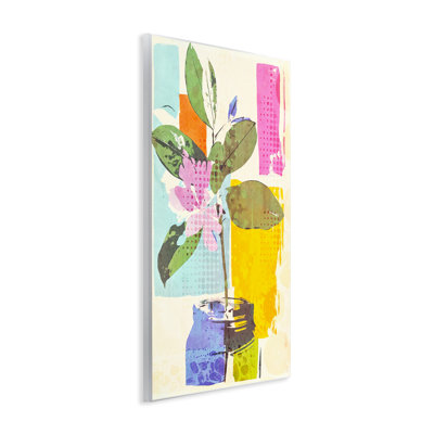 Plaque murale abstraite "Drift Bloom", design par Andrea Haase