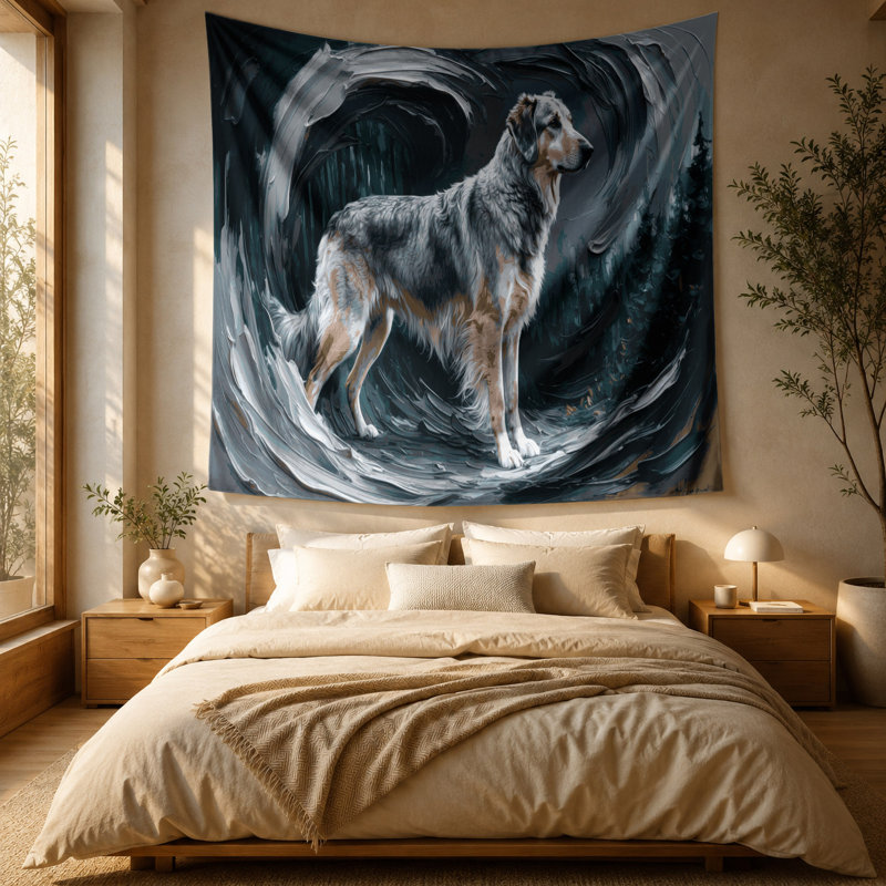 Tapisserie murale «Dogs», 51 po x 60 po