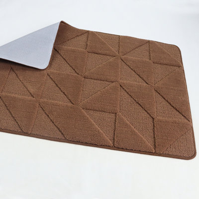 Dorna Non-Slip Geometric Doormat