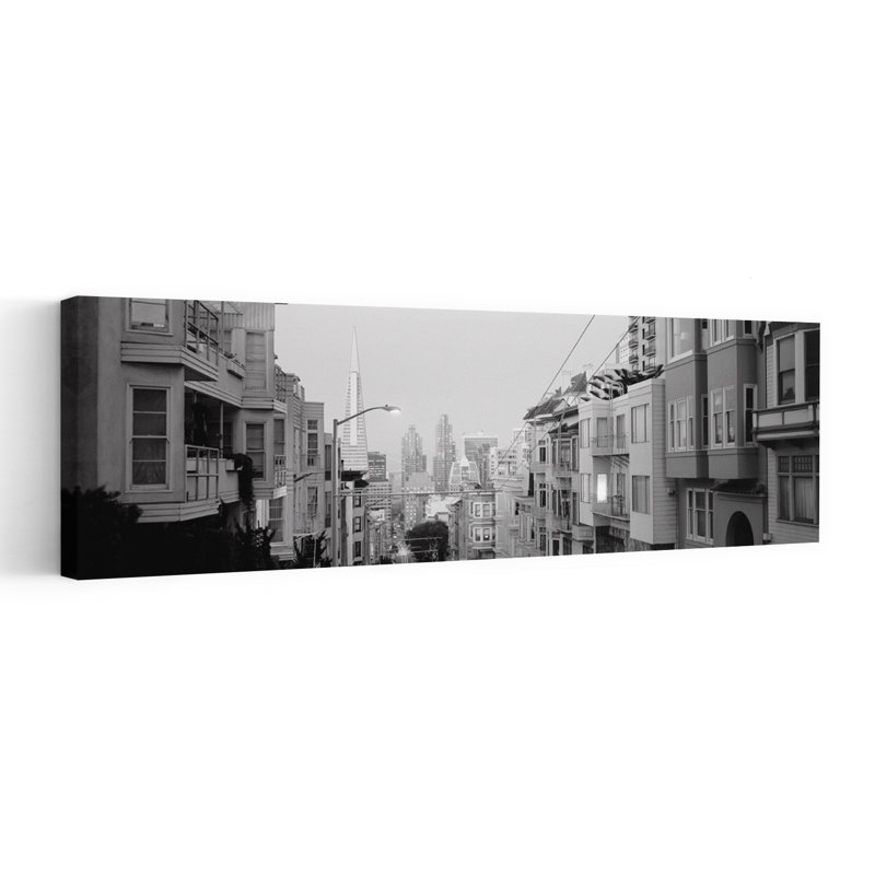 USA California San Francisco Apartment In San Francisco by Thomas Winz - Wrapped Canvas Panoramic Print