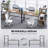 Computer Desk with Monitor Stand