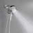 Polished Chrome Single-Handle Handheld Shower Faucet With 9 Spray Settings – 1.8 GPM (Valve Included)