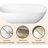 Tangent 59 inch Solid Surface Stone Freestanding Soaking Bathtub