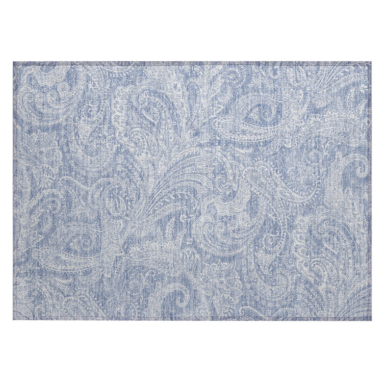 Fareham Washable Paisley Indoor / Outdoor Rug