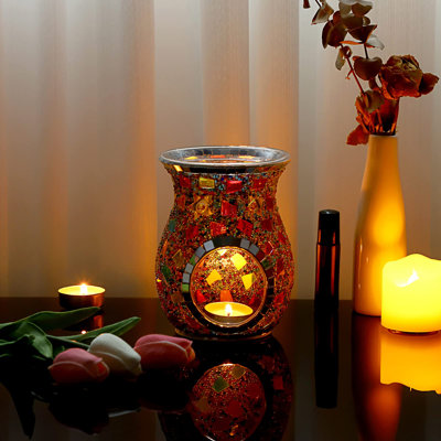 Alina Glass Tabletop Wax Warmer