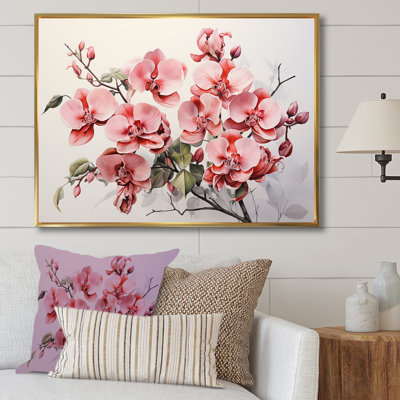 " Pink Orchids Minimalism Dream II "