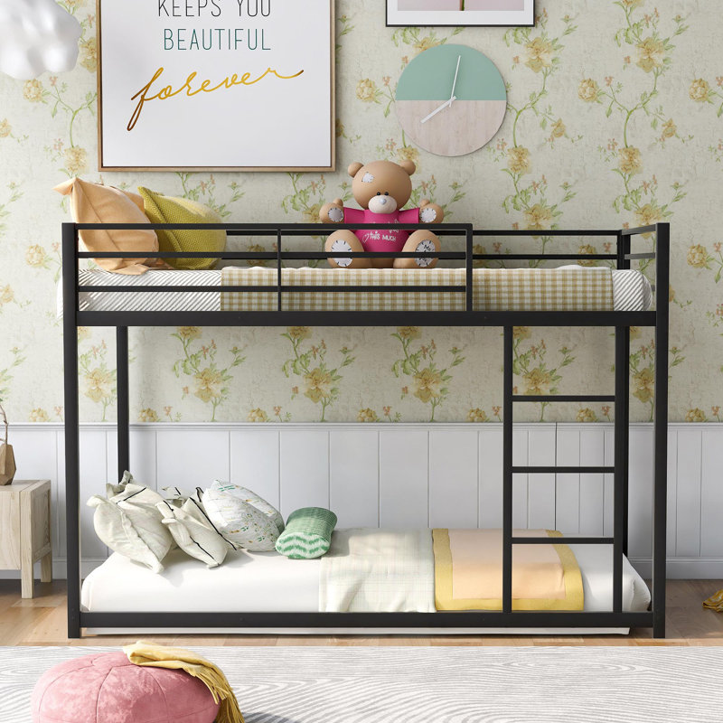 Orth Kids Bunk Bed, Black, Twin over Twin