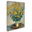 "Fleurs d'artichaut de Jérusalem" par Claude Monet - reproduction d'art sur toile-1601290562