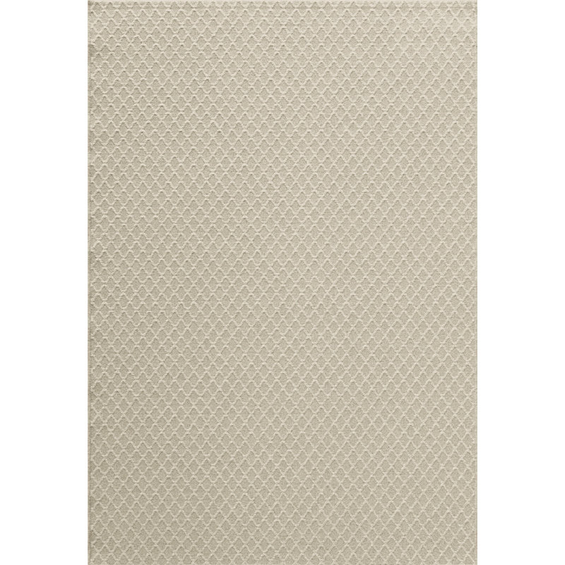Solid Colour Wool Flatweave Area Rug, Rectangle 200 x 290 cm