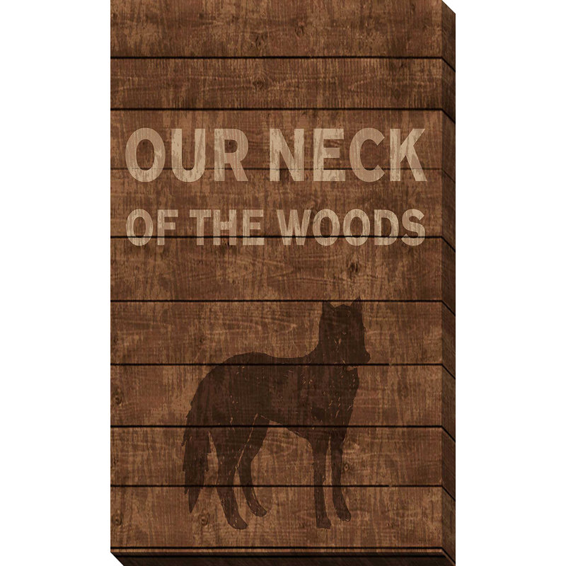 «Our Neck of The Woods», impression, H 60 po x l 36 po x P 1,5 po, Toile tendue