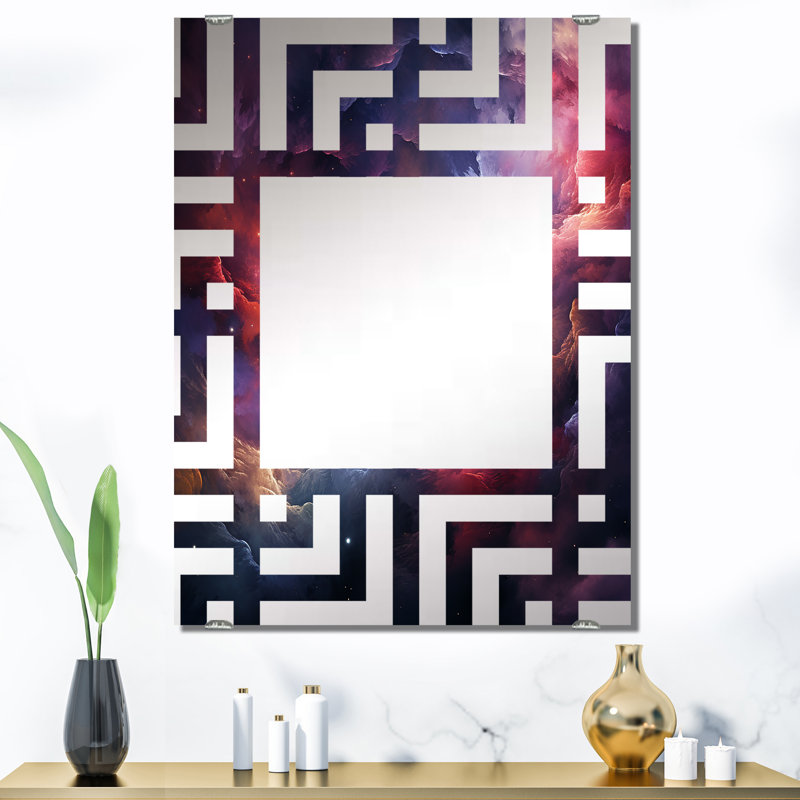 Miroir mural décoratif Galaxy Nebula Odyssey II - Galaxies MIR139177, 40 po x 30 po