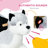 Husky Rocker Baby Rocking Horse, Plush Animal Rocker Husky with Sound, Grey