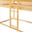 Lit superposé simple en bois avec tente-124917813