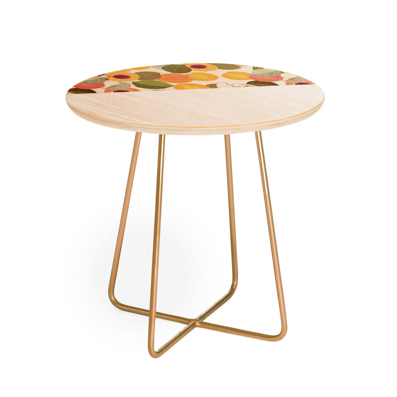 Dore Solid Wood Top End Table