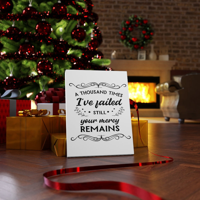 Your Mercy Remains - Wrapped Canvas Print, 76cm H x 61cm W