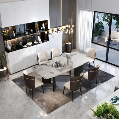 Sintered stone charming dining table
