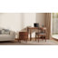  Table de chevet Mid-Century moderne en bois massif - 2 tiroirs-476944964-499249013