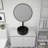 Ceramic Circular Vessel Bathroom Sink Art Sink-120693439