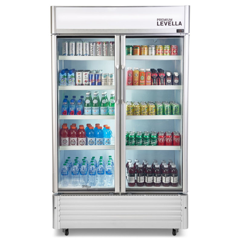 Premium Levella 21 Cubic Feet Merchandising Refrigerator - 39.37''