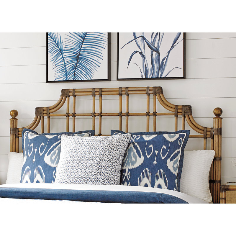 Tommy Bahama Home Twin Palms Kitts Rattan Headboard