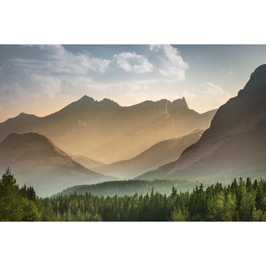 Alberta Wilderness Near Banff by Pgiam - Drucken